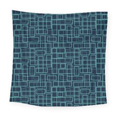 Abstract Illustration Background Rectangles Pattern Square Tapestry (Large)