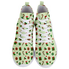 Illustration Festive Background Holiday Background Men s Lightweight High Top Sneakers by Amaryn4rt