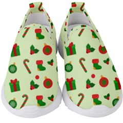 Illustration Festive Background Holiday Background Kids  Slip On Sneakers by Amaryn4rt