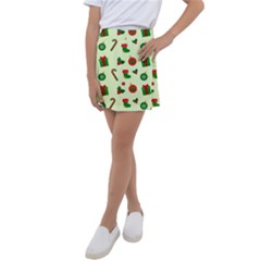 Illustration Festive Background Holiday Background Kids  Tennis Skirt by Amaryn4rt