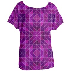 Purple-art Women s Oversized Tee