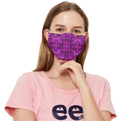 Purple-art Fitted Cloth Face Mask (adult) by nateshop