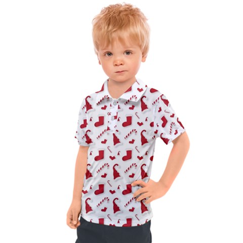Christmas Template Advent Cap Kids  Polo Tee by Amaryn4rt