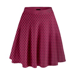 Red-draft High Waist Skirt by nateshop