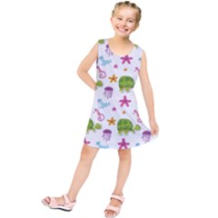 Turtles Animals Sea Life Kids  Tunic Dress by Amaryn4rt