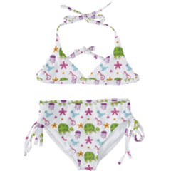 Turtles Animals Sea Life Kids  Classic Bikini Set by Amaryn4rt