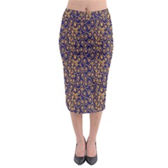 Spiral Midi Pencil Skirt