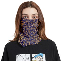 Pattern Illustration Spiral Pattern Texture Fractal Face Covering Bandana (two Sides)