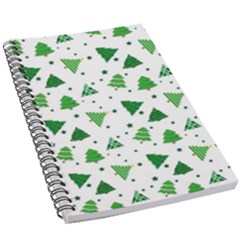 Christmas Trees Pattern Design Pattern 5 5  X 8 5  Notebook by Amaryn4rt