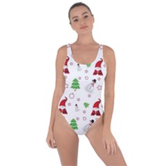 Santa Claus Snowman Christmas Xmas Bring Sexy Back Swimsuit by Amaryn4rt
