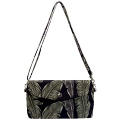 Jungle Sheets Tropical Pattern Removable Strap Clutch Bag