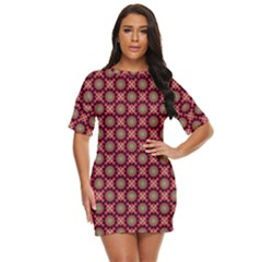 Kaleidoscope Seamless Pattern Just Threw It On Dress