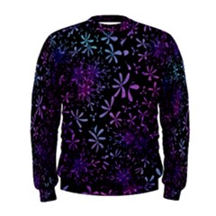 Retro Flower Pattern Design Batik Indonesia Men s Sweatshirt