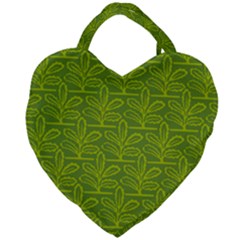 Oak Tree Nature Ongoing Pattern Giant Heart Shaped Tote by Mariart