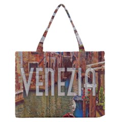 Venezia Boat Tour  Zipper Medium Tote Bag by ConteMonfrey