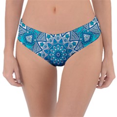 Mandala Blue Reversible Classic Bikini Bottoms by zappwaits