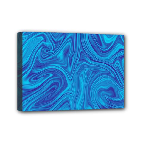 Abstract-pattern-art-desktop-shape Mini Canvas 7  X 5  (stretched)