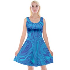 Abstract-pattern-art-desktop-shape Reversible Velvet Sleeveless Dress