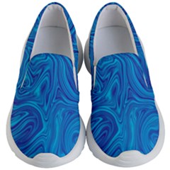 Abstract-pattern-art-desktop-shape Kids Lightweight Slip Ons