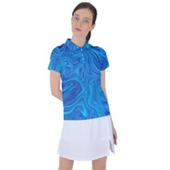 Abstract-pattern-art-desktop-shape Women s Polo Tee