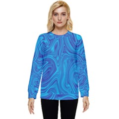 Abstract-pattern-art-desktop-shape Hidden Pocket Sweatshirt