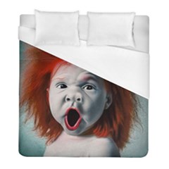 Son Of Clown Boy Illustration Portrait Duvet Cover (Full/ Double Size)