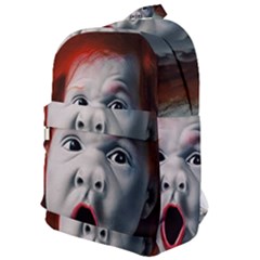 Son Of Clown Boy Illustration Portrait Classic Backpack by dflcprintsclothing