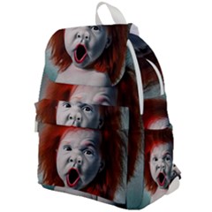 Son Of Clown Boy Illustration Portrait Top Flap Backpack