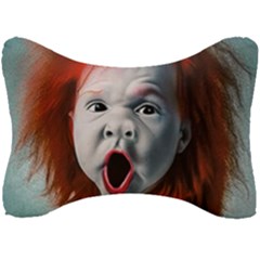 Son Of Clown Boy Illustration Portrait Seat Head Rest Cushion