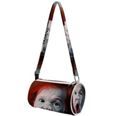 Son Of Clown Boy Illustration Portrait Mini Cylinder Bag