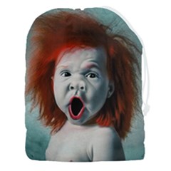 Son Of Clown Boy Illustration Portrait Drawstring Pouch (3XL)