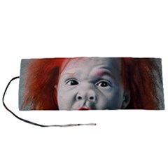 Son Of Clown Boy Illustration Portrait Roll Up Canvas Pencil Holder (s) by dflcprintsclothing