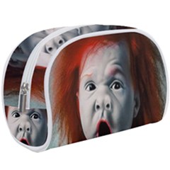 Son Of Clown Boy Illustration Portrait Make Up Case (large) by dflcprintsclothing