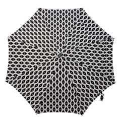 Triangle-black White Hook Handle Umbrellas (small) by nateshop