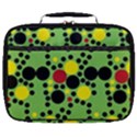 Pattern-polka Green Yelow Black Full Print Lunch Bag View1