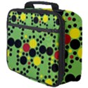 Pattern-polka Green Yelow Black Full Print Lunch Bag View4