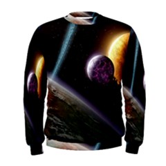 Planets In Space Men s Sweatshirt by Sapixe