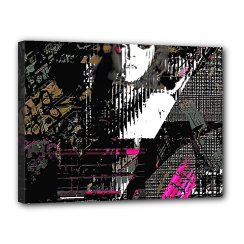 Grunge Witch Canvas 16  X 12  (stretched) by MRNStudios