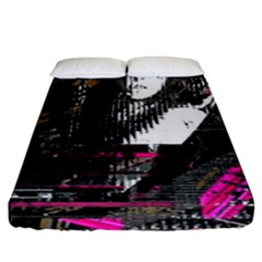 Grunge Witch Fitted Sheet (king Size)