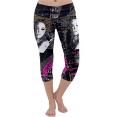 Grunge Witch Capri Yoga Leggings by MRNStudios