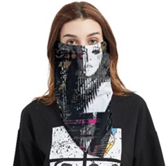 Grunge Witch Face Covering Bandana (triangle) by MRNStudios