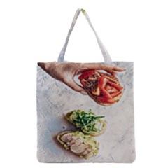 A Beautiful Bruschetta Grocery Tote Bag by ConteMonfrey
