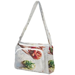 A Beautiful Bruschetta Front Pocket Crossbody Bag by ConteMonfrey