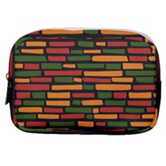 African Wall Of Bricks Make Up Pouch (small) by ConteMonfrey