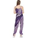 Paint Ornament Vivid Vibrant Sleeveless Tie Ankle Chiffon Jumpsuit View2