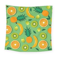 Fruit Tropical Pattern Design Art Square Tapestry (large) by danenraven