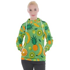 Fruit Tropical Pattern Design Art Women s Hooded Pullover by danenraven