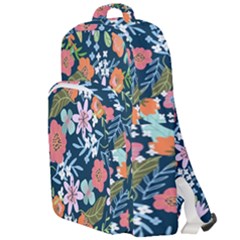 Flower Floral Background Painting Double Compartment Backpack by danenraven