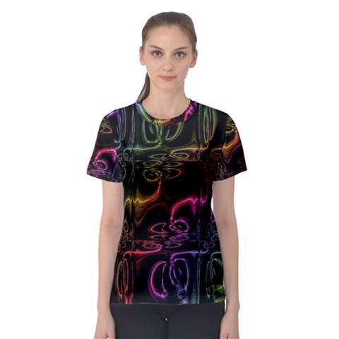 Patina Swirl Women s Sport Mesh Tee by MRNStudios