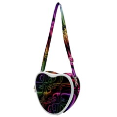 Patina Swirl Heart Shoulder Bag by MRNStudios